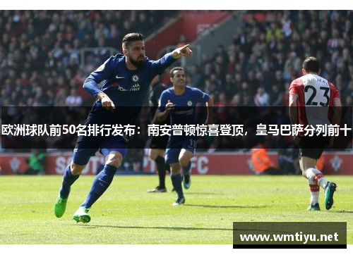 欧洲球队前50名排行发布：南安普顿惊喜登顶，皇马巴萨分列前十